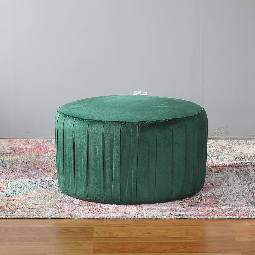 Pleated Floor Pouf
