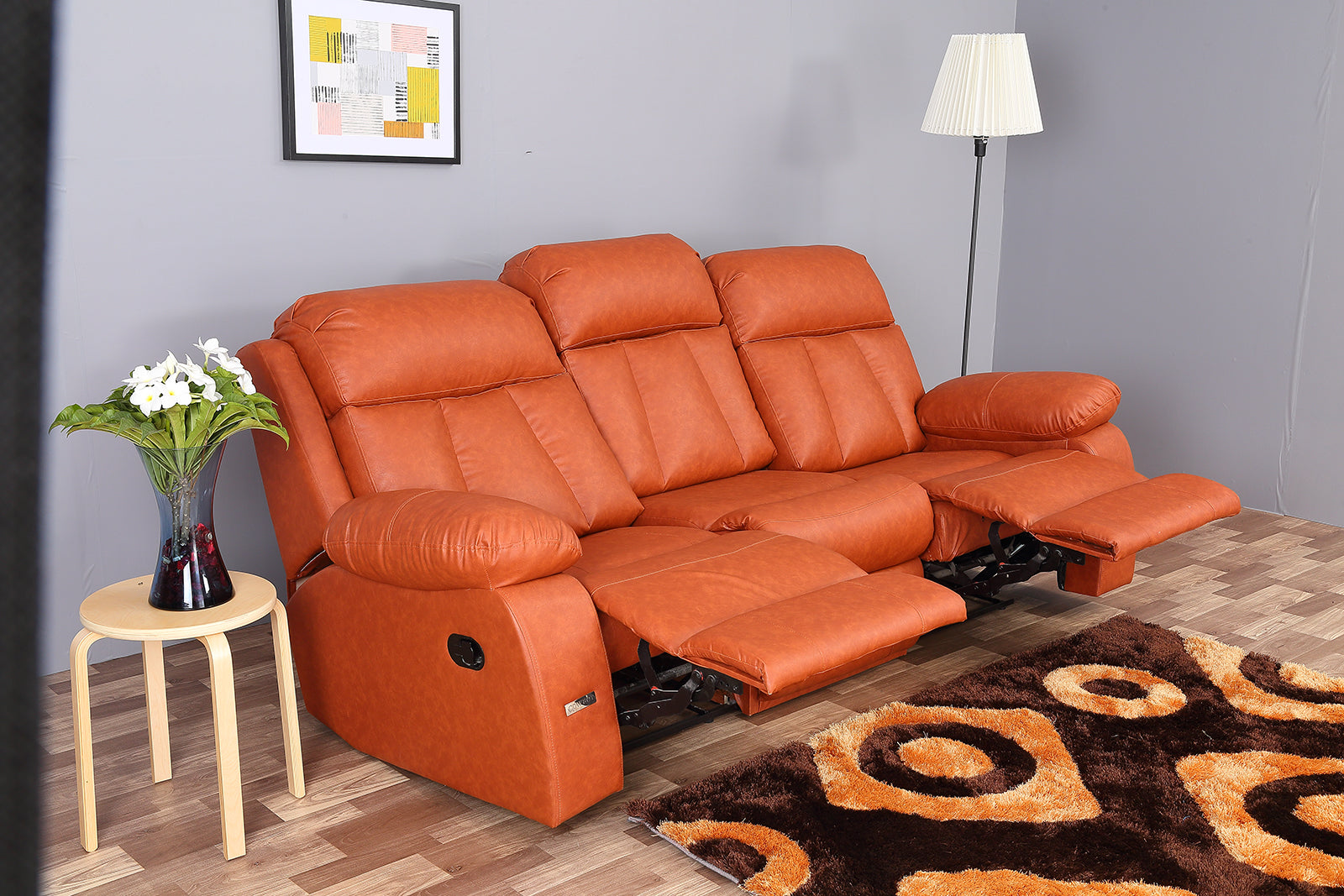 Calgary 3 Seater With 2 Recliners