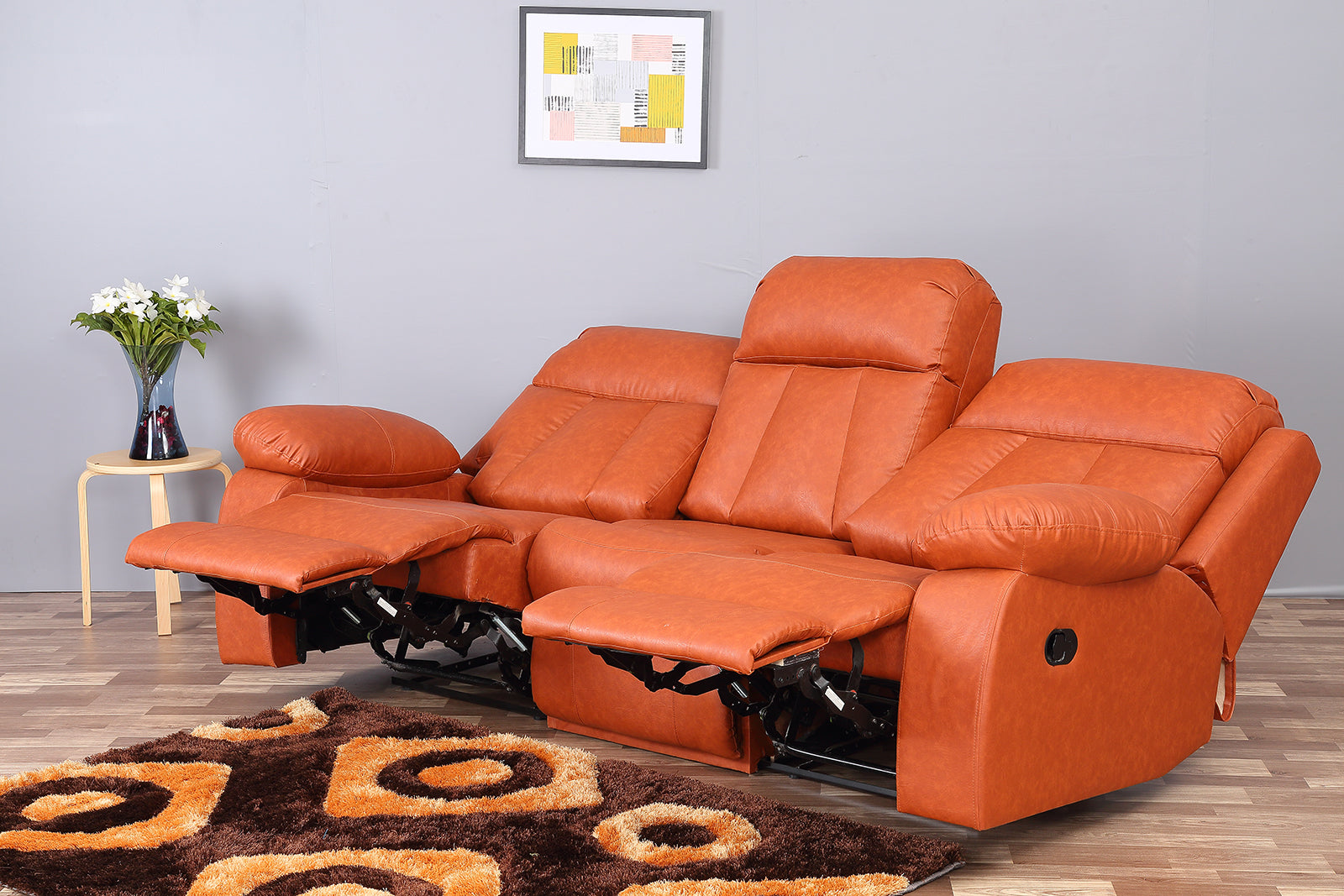 Calgary 3 Seater With 2 Recliners
