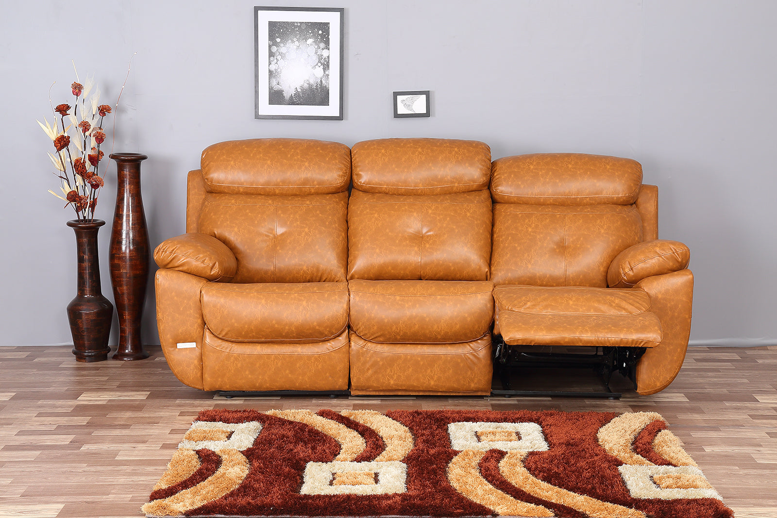 Tokyo 3 Seater With 2 Recliners