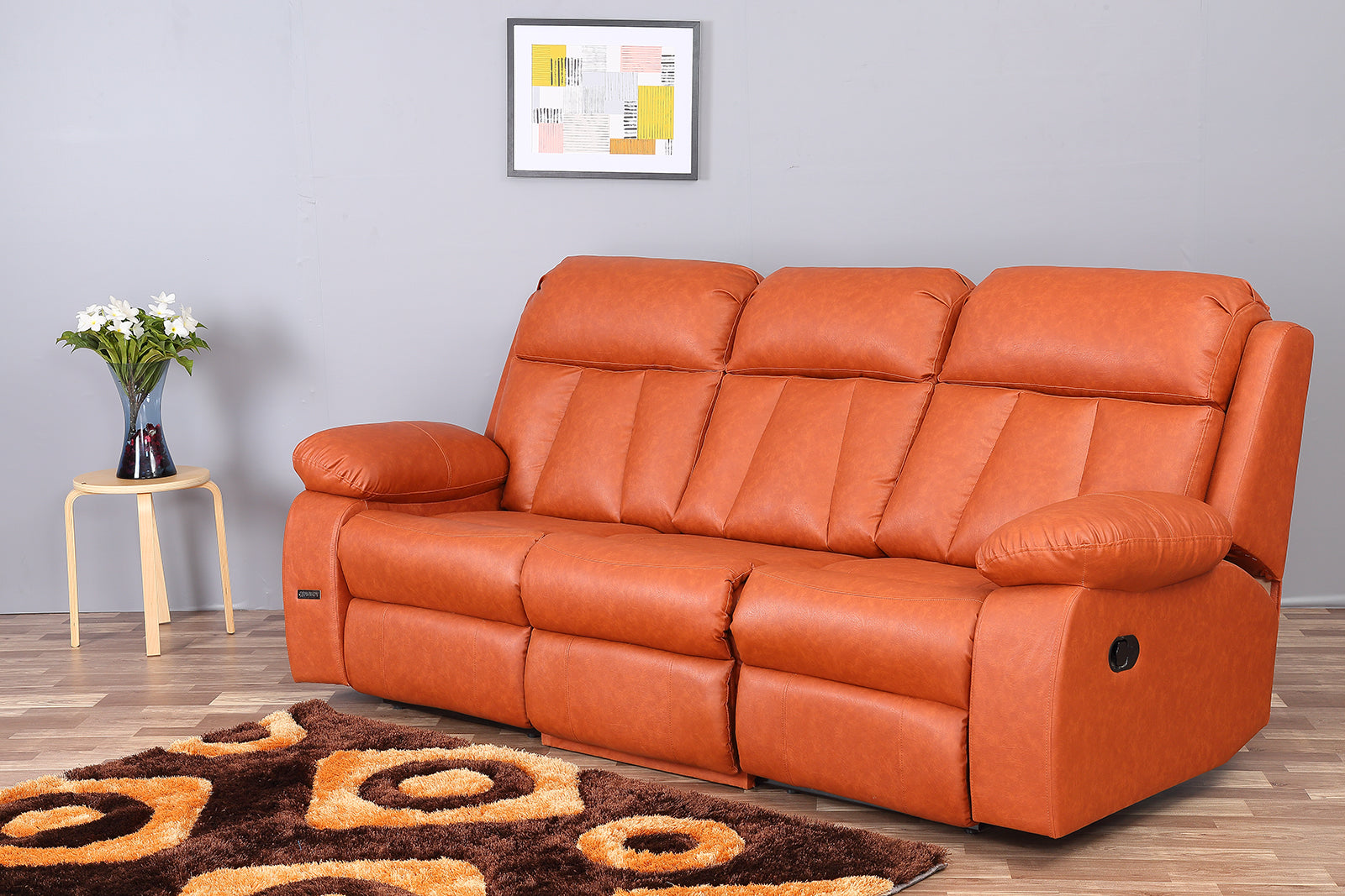 Calgary 3 Seater With 2 Recliners