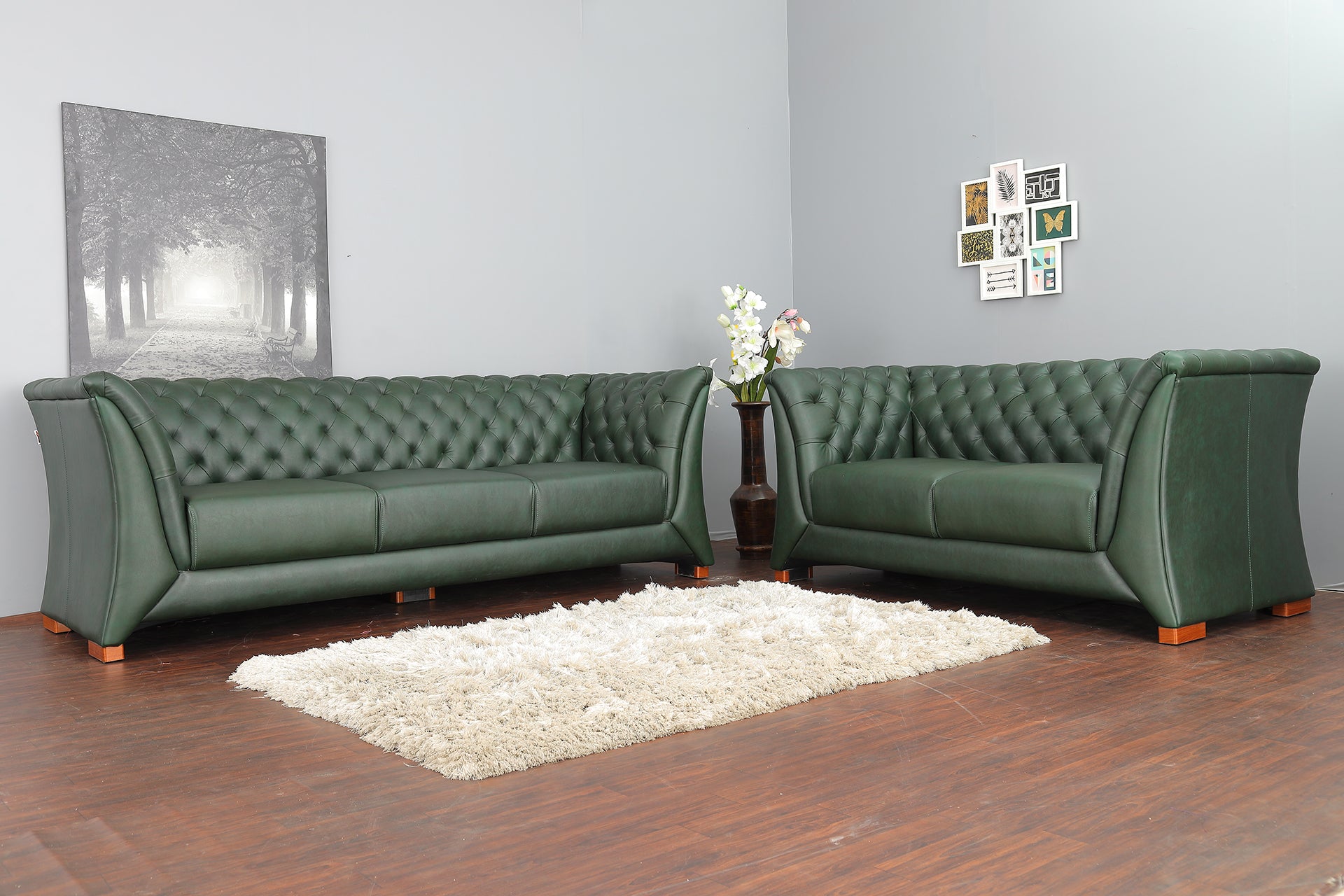 3+2 S Sleek Chester Sofa