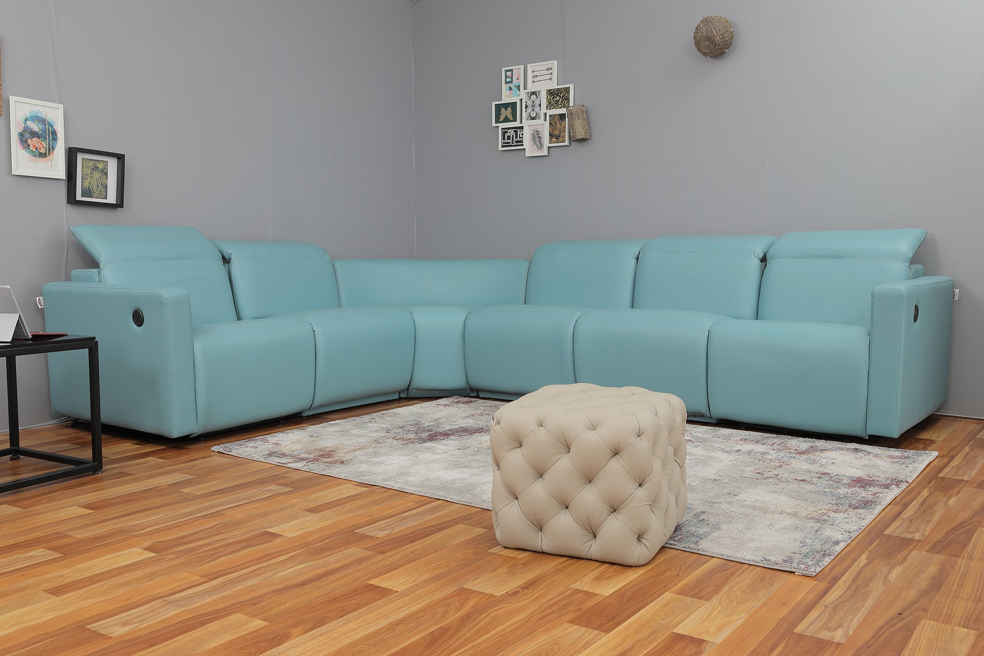 New York Corner Headrest Recliner Sofa
