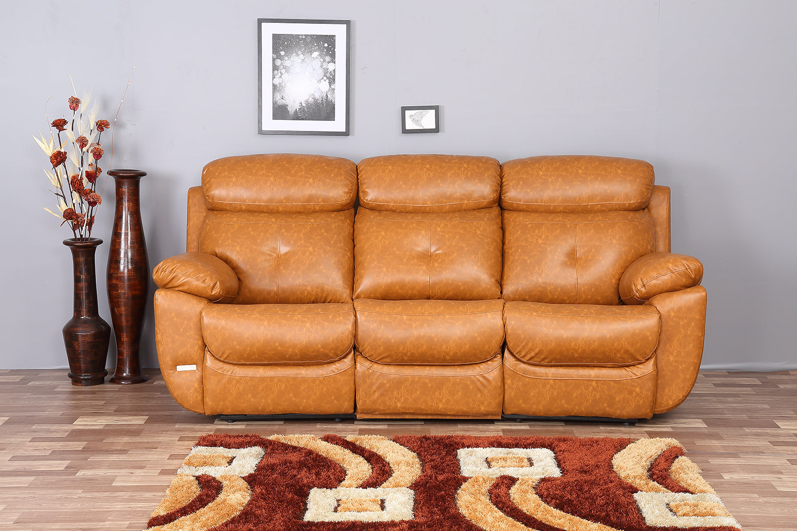 Tokyo 3 Seater With 2 Recliners