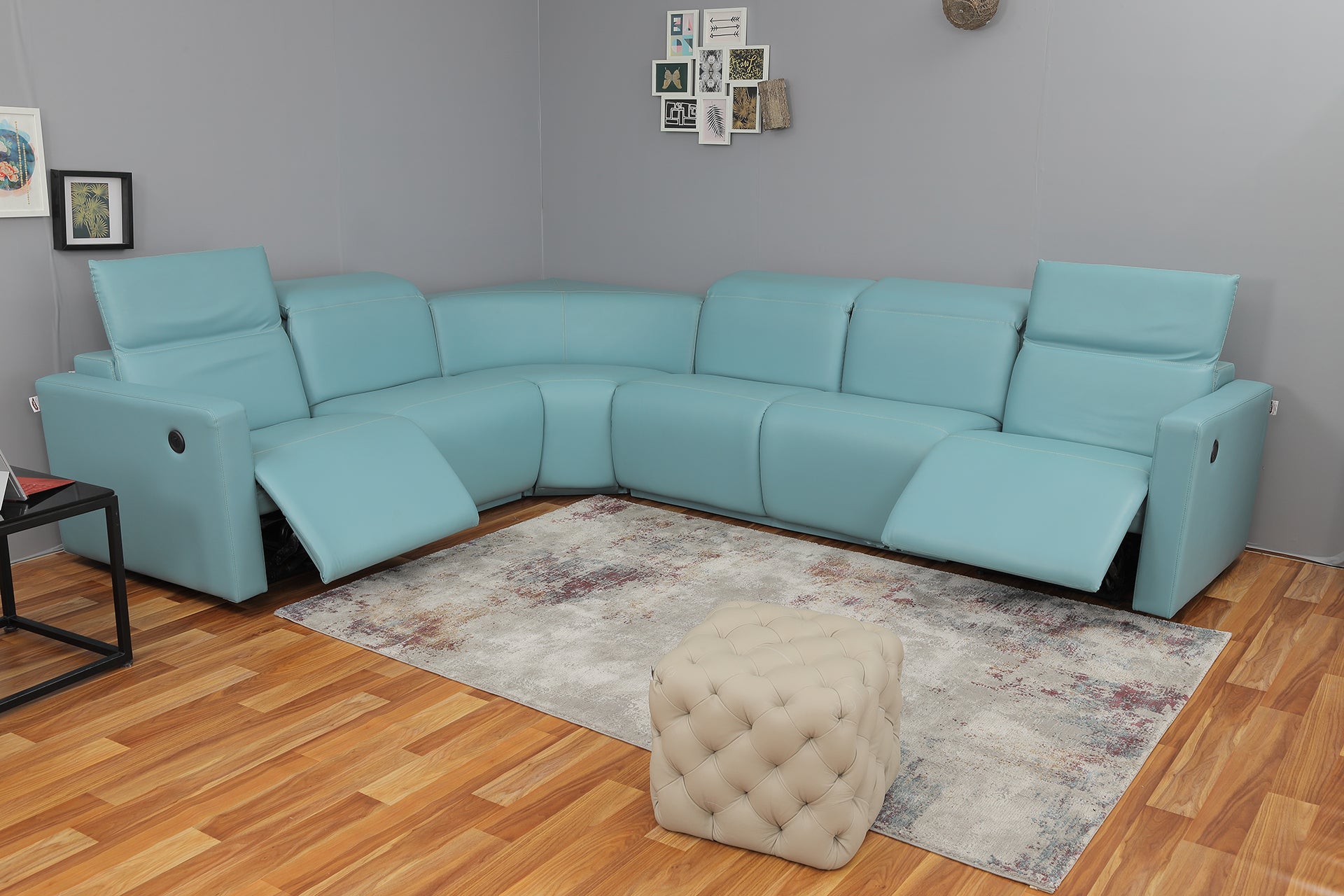 New York Corner Headrest Recliner Sofa