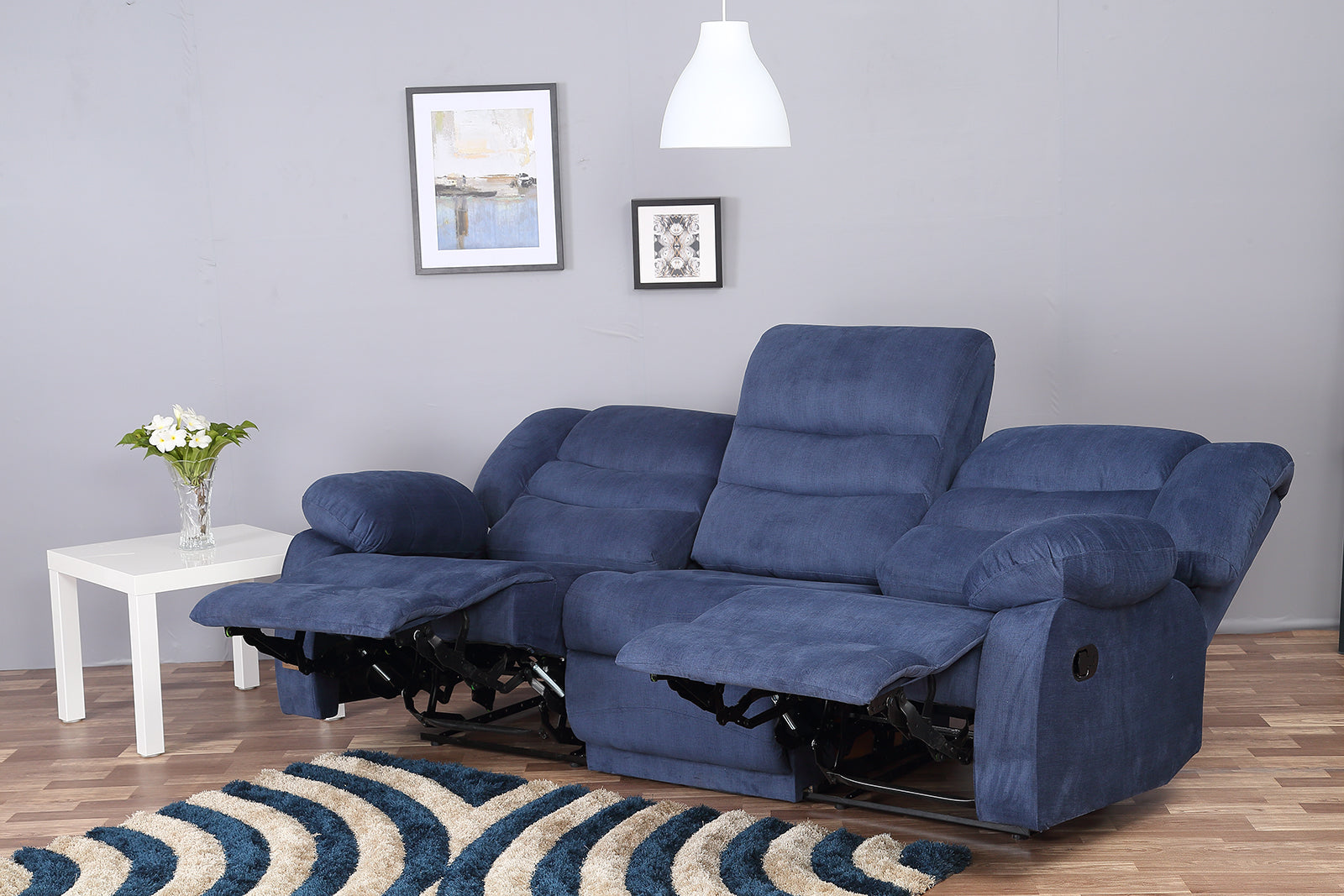 Toranto 3 Seater With 2 Recliners