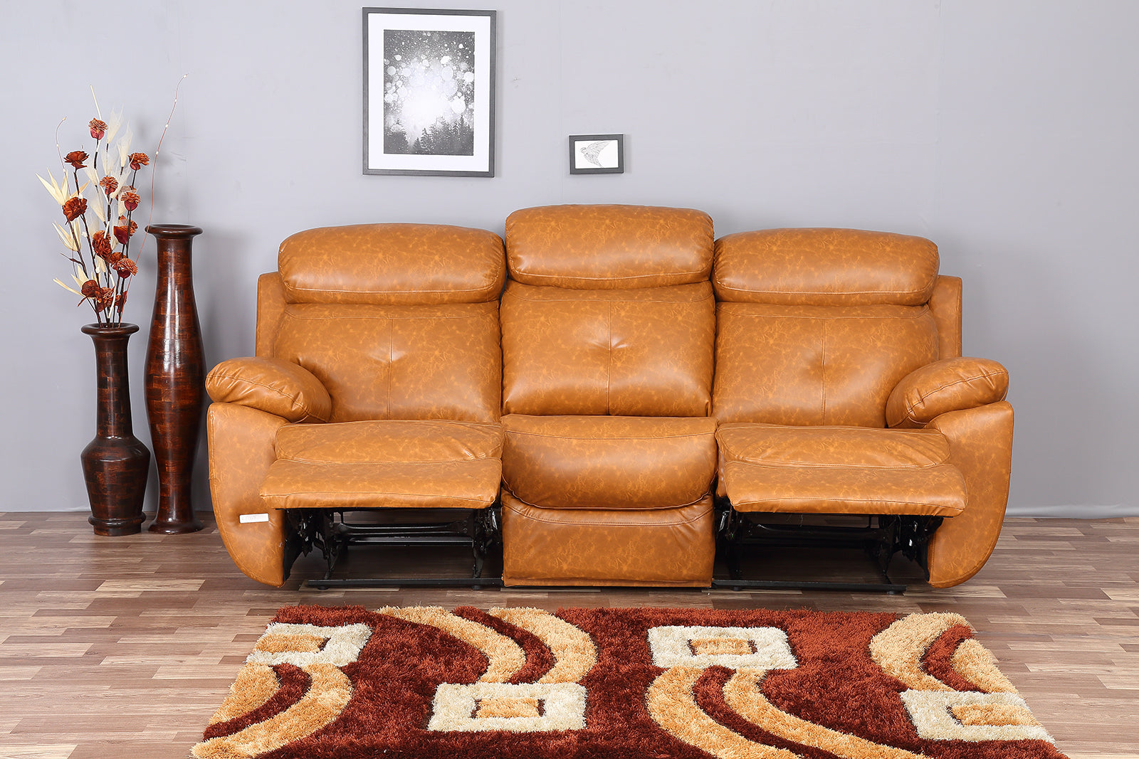 Tokyo 3 Seater With 2 Recliners