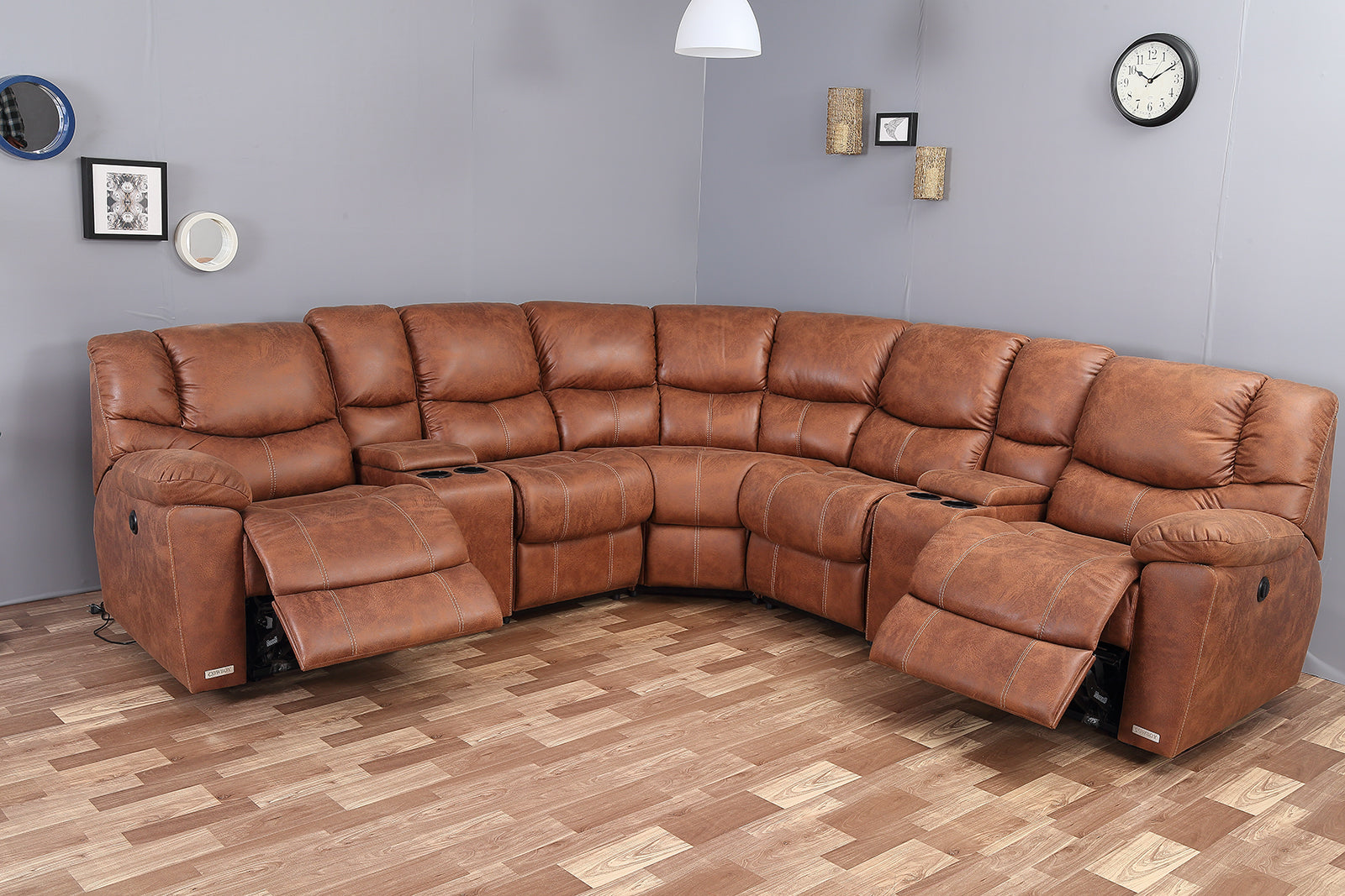 Manhattan Corner Sectional Recliner Set