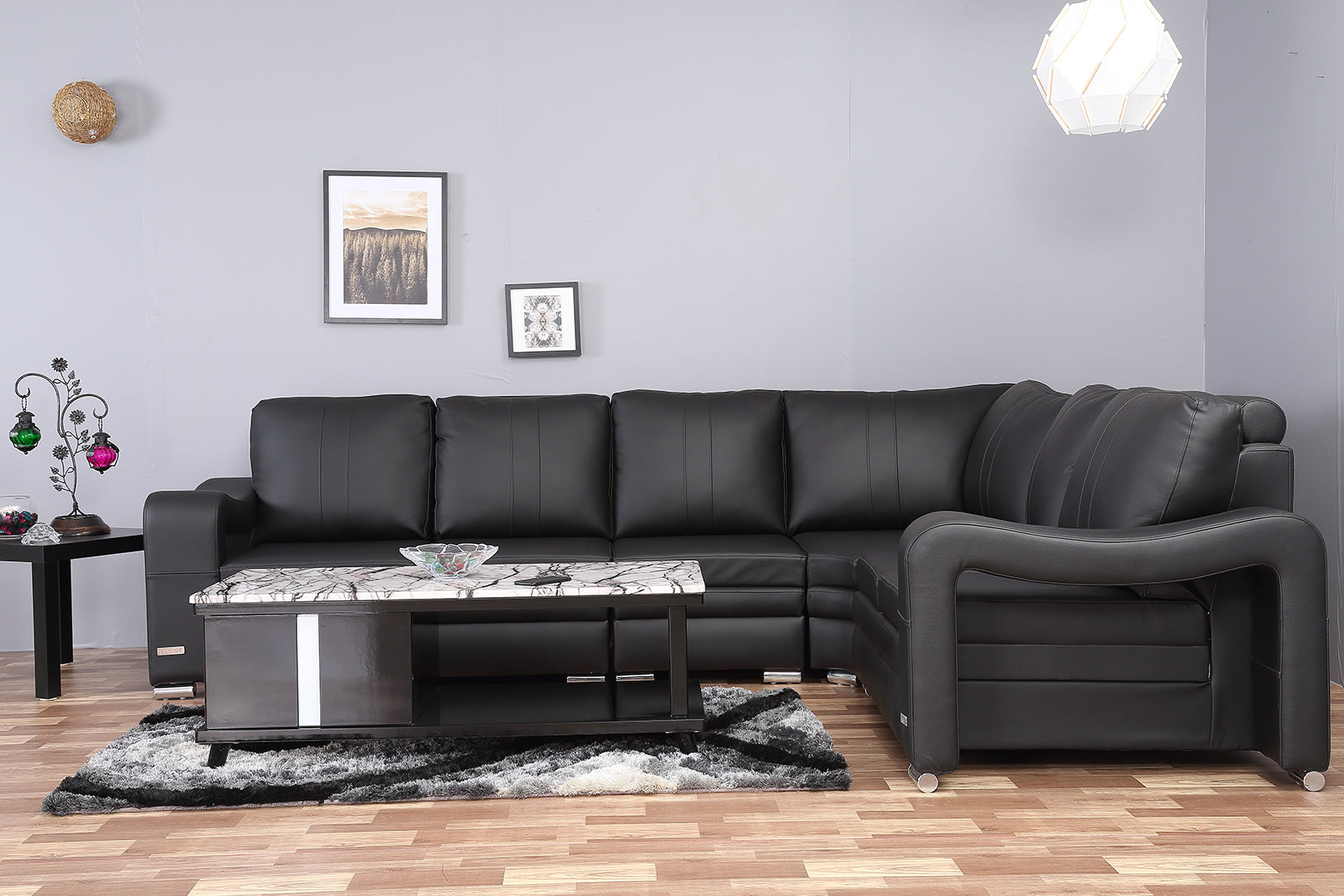 Pheonix Corner Sectional Sofa Set