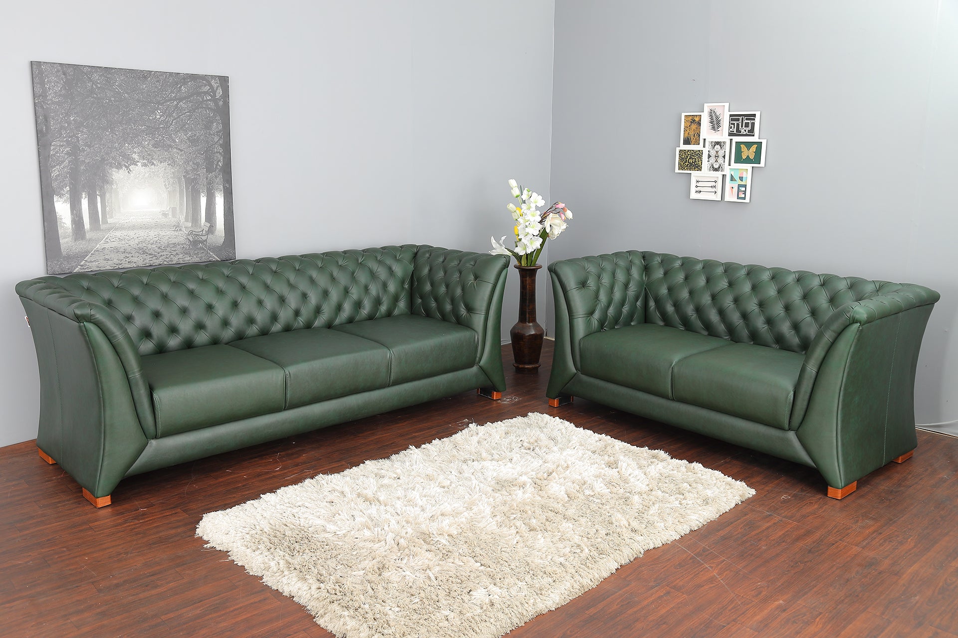 3+2 S Sleek Chester Sofa