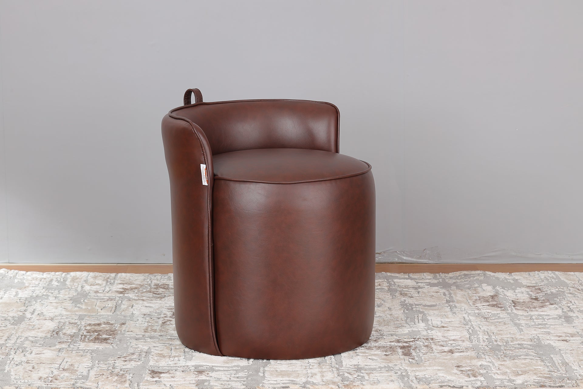 Pouf With Backrest