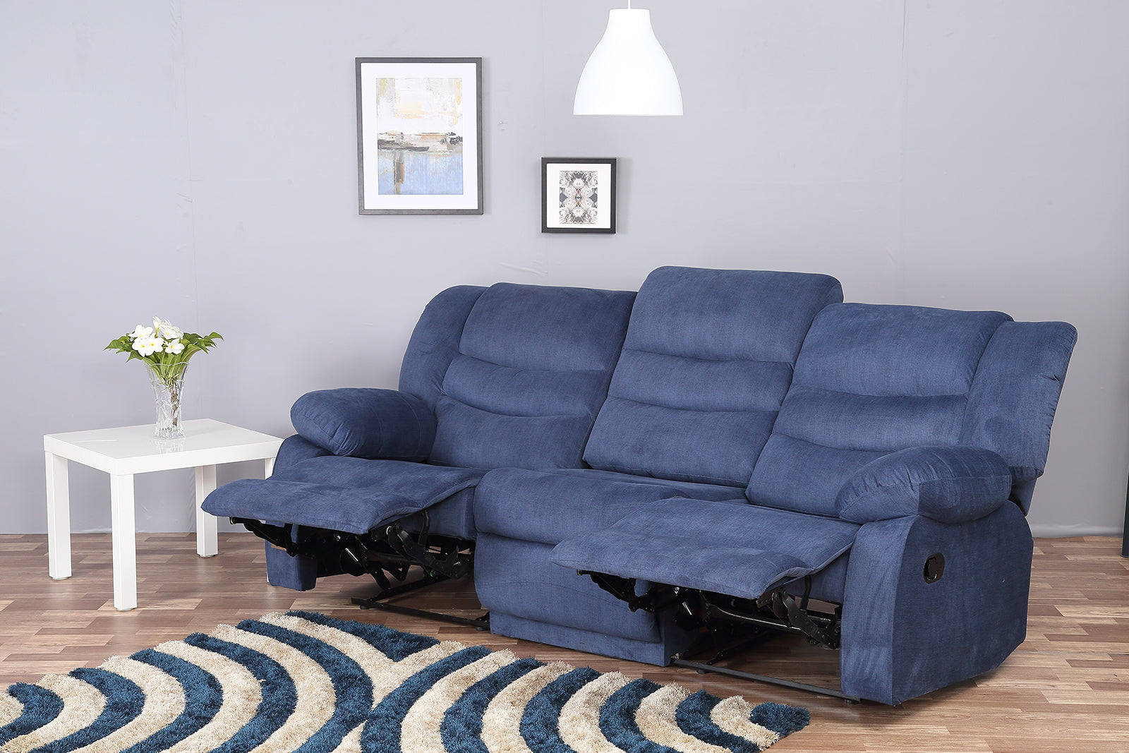 Toranto 3 Seater With 2 Recliners