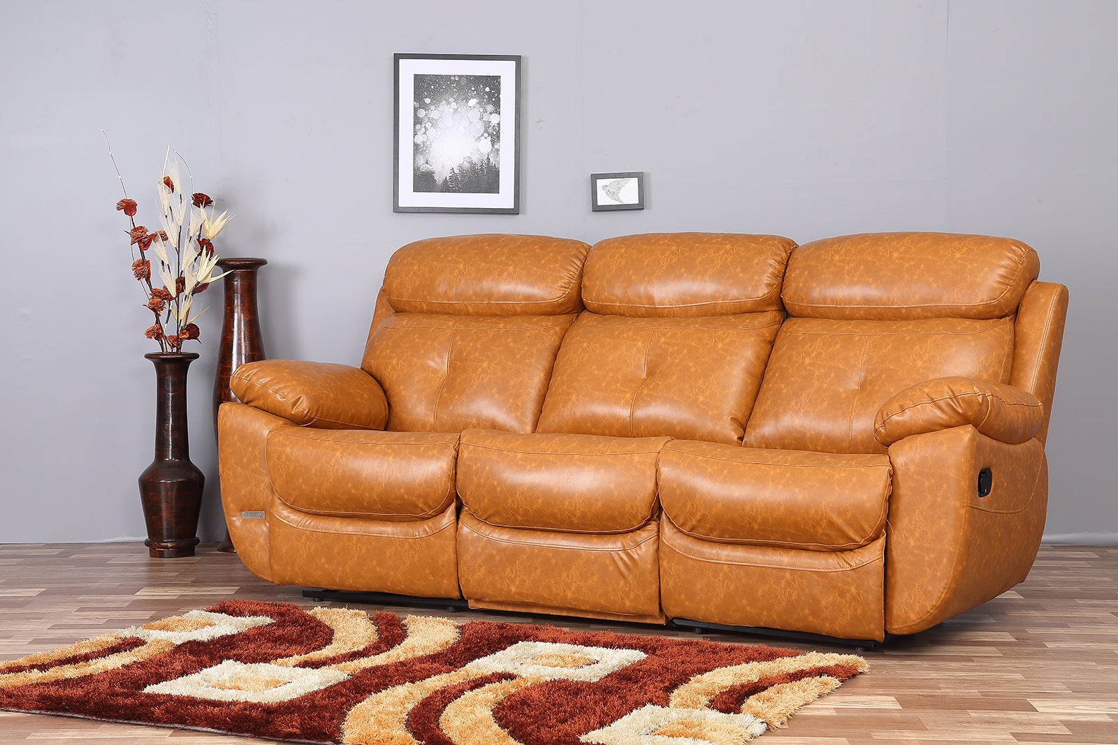 Tokyo 3 Seater With 2 Recliners