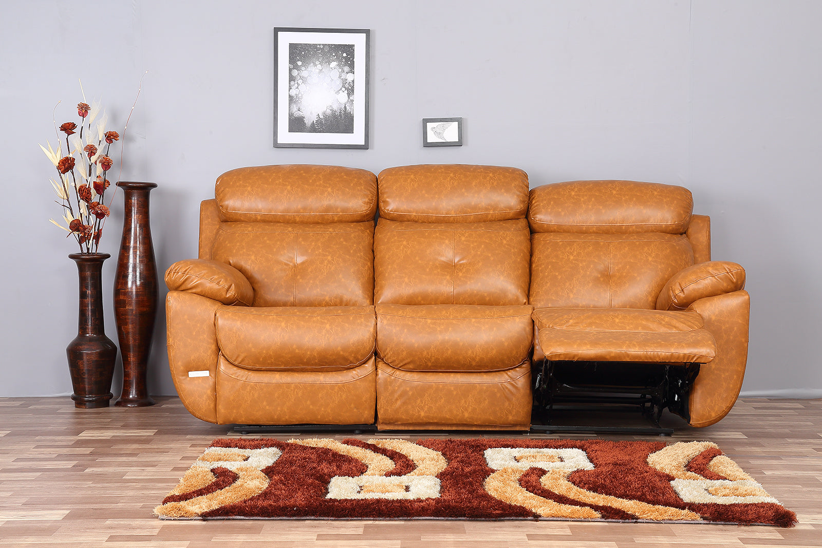 Tokyo 3 Seater With 2 Recliners