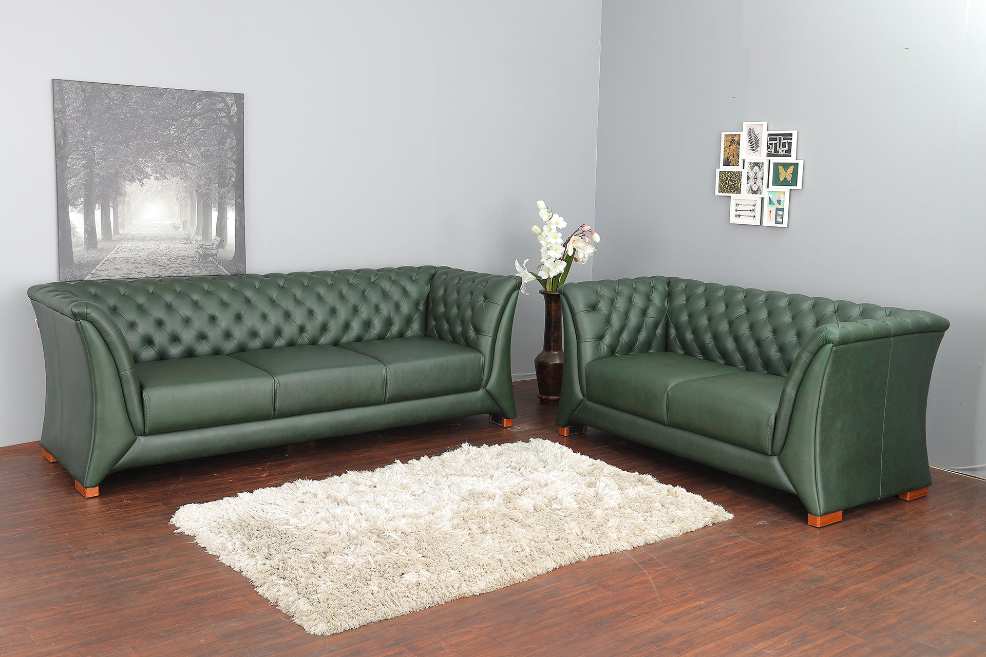 3+2 S Sleek Chester Sofa