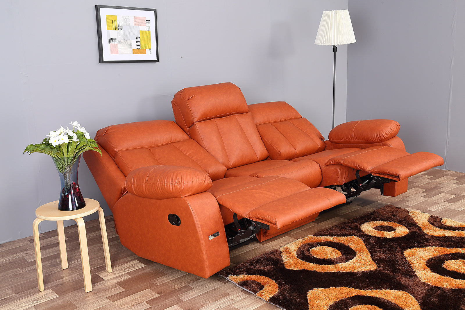 Calgary 3 Seater With 2 Recliners