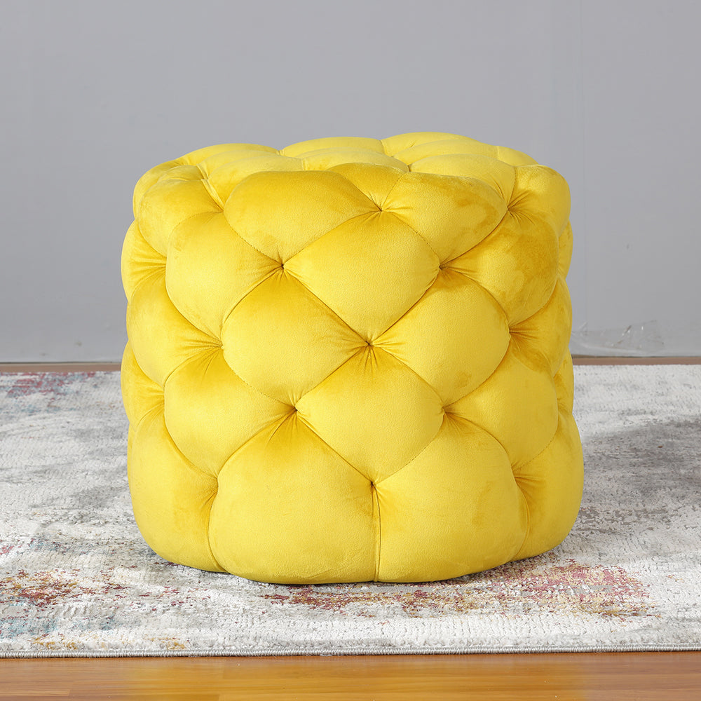 Round Chester Pouf