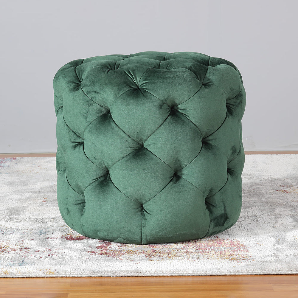 Round Chester Pouf